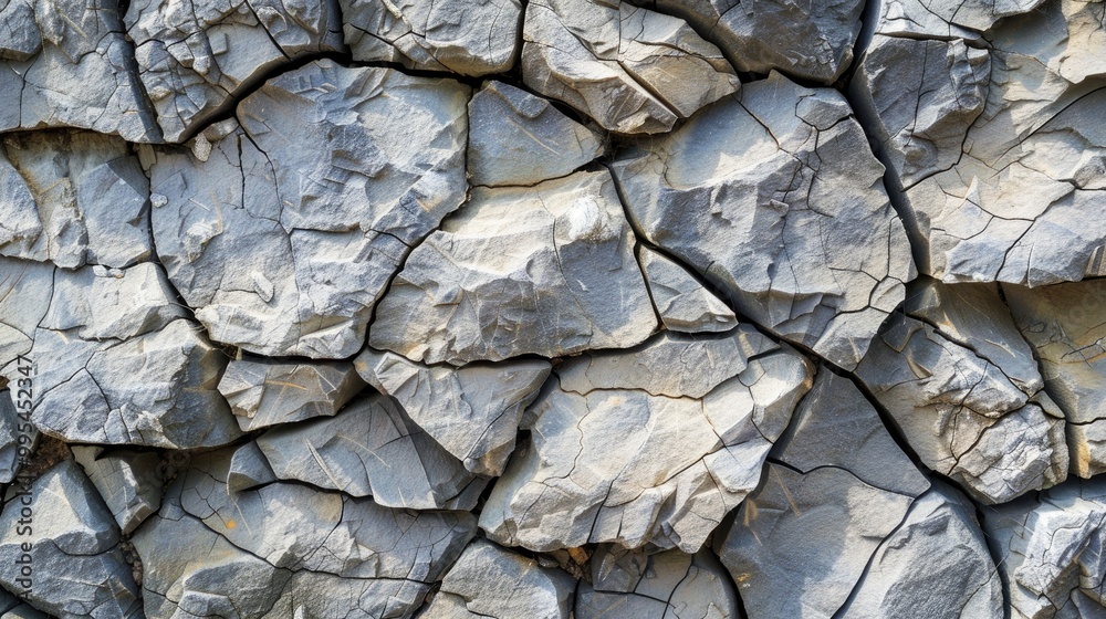 Fototapeta premium Stone cracked