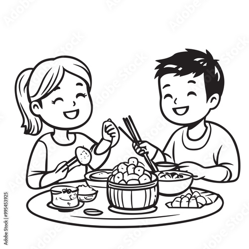 cheerful family traditions
