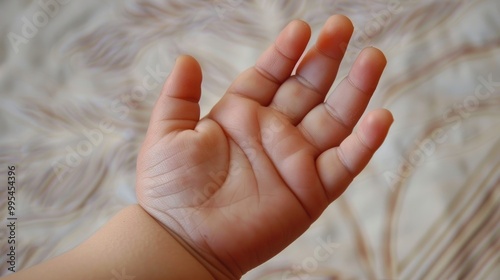 Infant hand photo