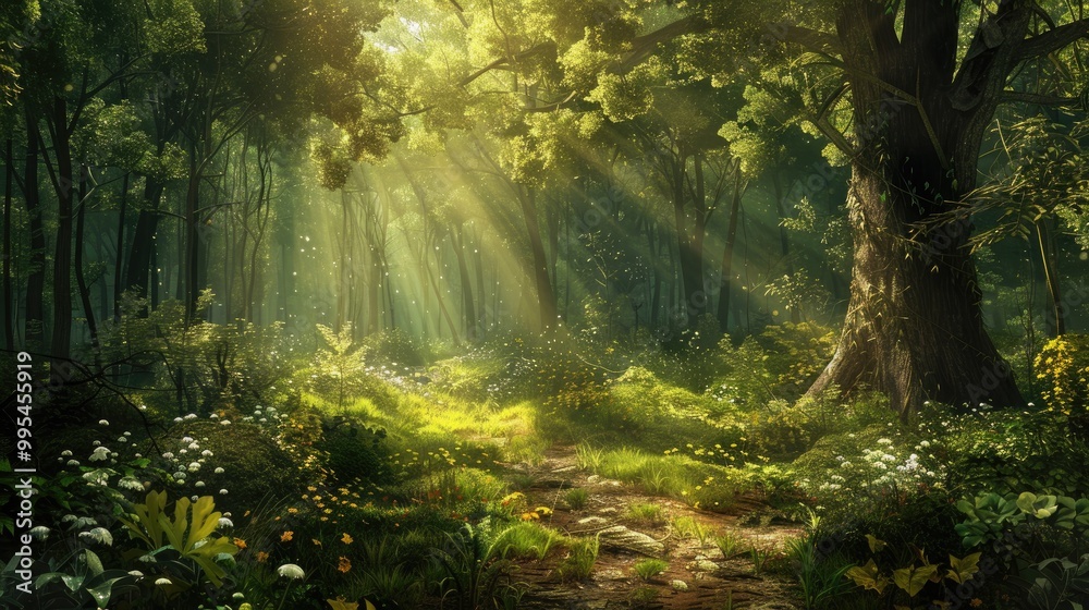 Fototapeta premium Scenic Forest Beauty