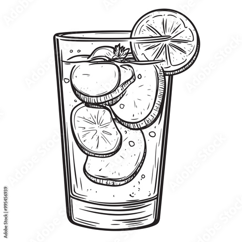 Cucumber slices in a refreshing spa water