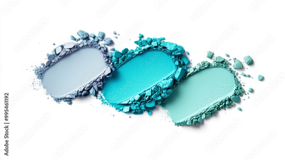 A creative mix of shimmering Skylight Blue and Cybergem eyeshadow swatches, blending into Escapist Green contours for a bold, modern finish. A creative mix of shimmering Skylight Blue and Cybergem eyeshadow swatches, blending into Escapist Green contours for a bold, modern finish.
