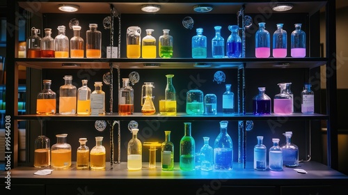 Wallpaper Mural A vibrant display of student research projects on various scientific topics Torontodigital.ca