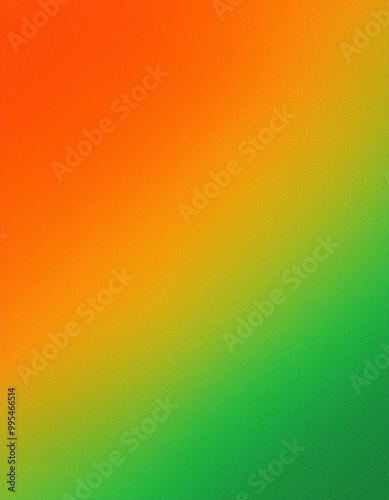 Abstract Orange, Yellow, and Green Gradient Background