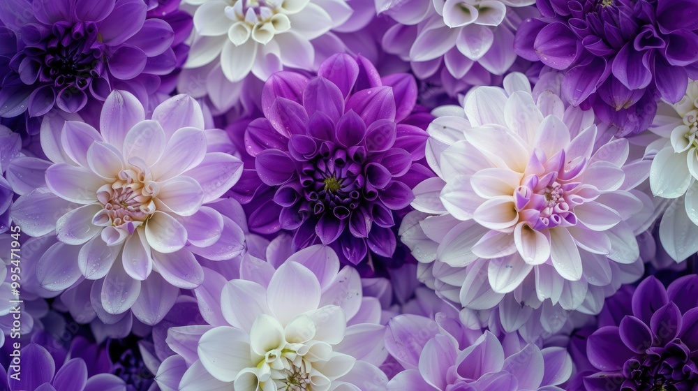 Purple and white flower nature wallpaper Purple and white flower nature wallpaper