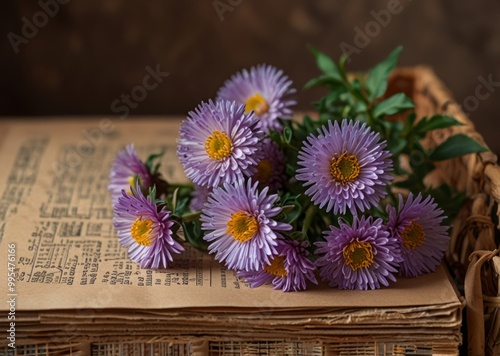 Purple asters