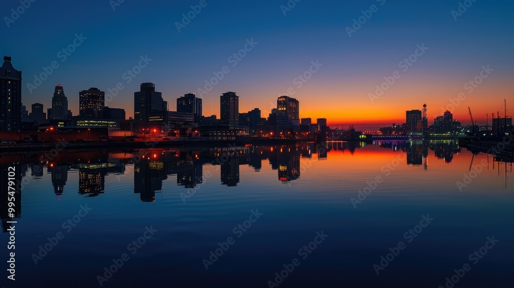 Pre dawn skyline Pre dawn skyline