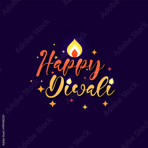 Diwali text abstract poster template brochure decorated flyer banner design