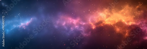 Dark Blue, Purple and Pink Smooth Gradient Background, Backdrop for Banner Poster Header Cover