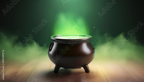 Obraz na płótnie The Witch's Midnight Cauldron w salonie