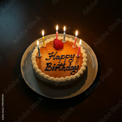 A festive birthday cake top...