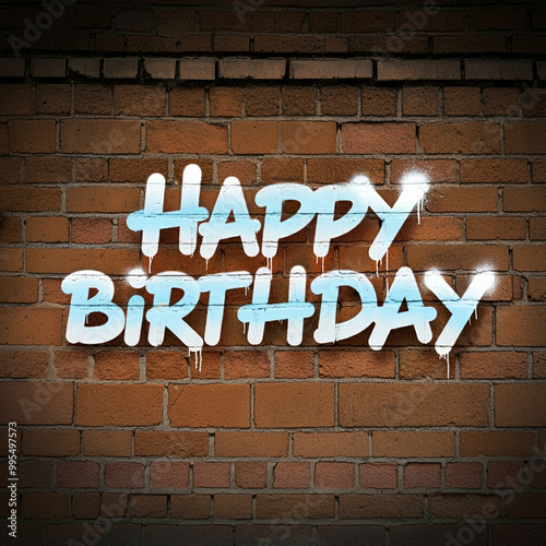 "Happy Birthday" written in...