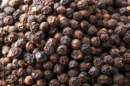 Black pepper isolated on a white background