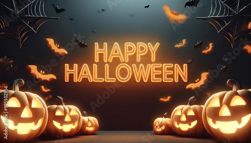 Halloween Night in the Pumpkin Patch