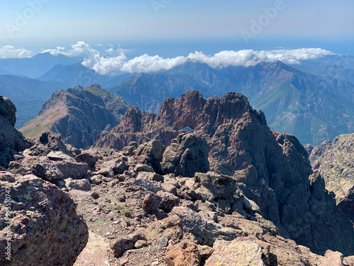 Le Capu Tafunatu lors de l'ascension de la Paglia Orba en Corse photo