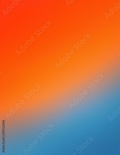 Abstract Orange and Teal Gradient Background