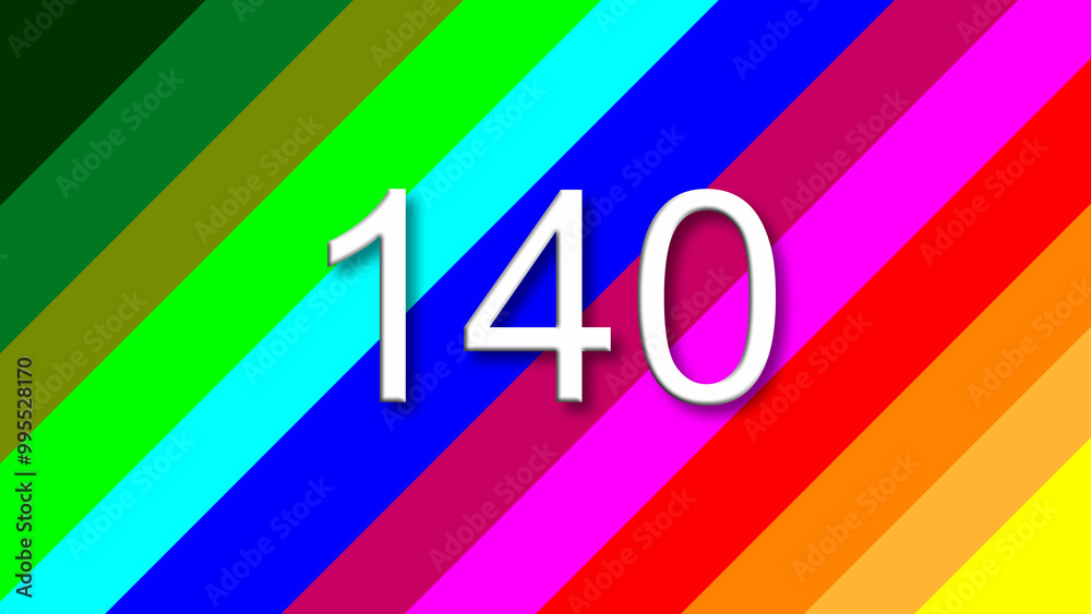 140colorful rainbow background year number 140colorful rainbow background year number