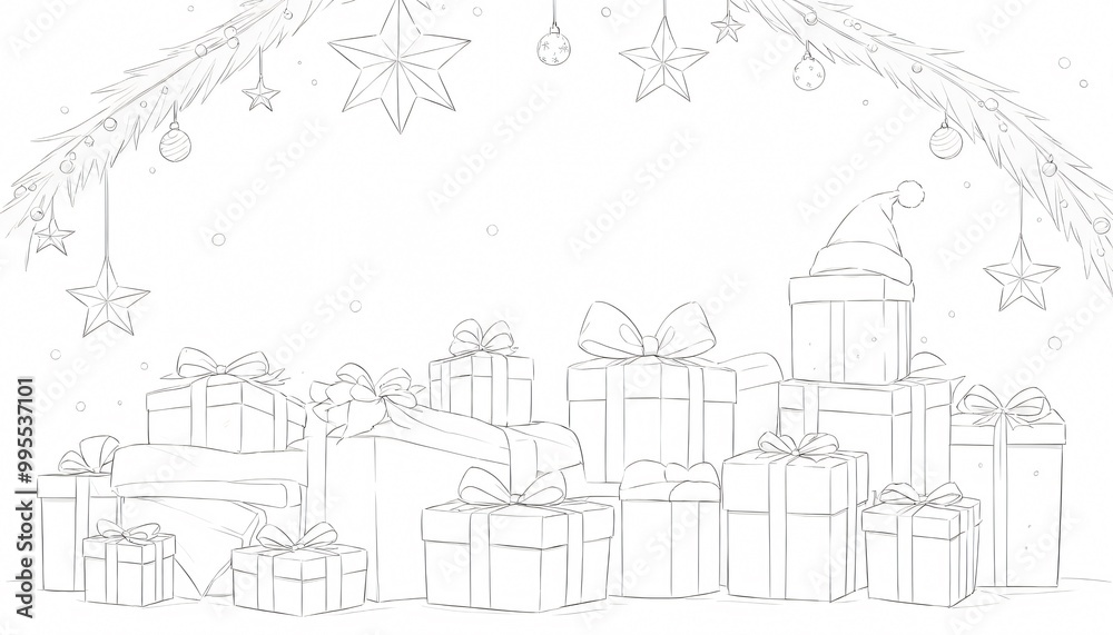 Merry Christmas winter illustration simple minimalist Background Merry Christmas winter illustration simple minimalist Background