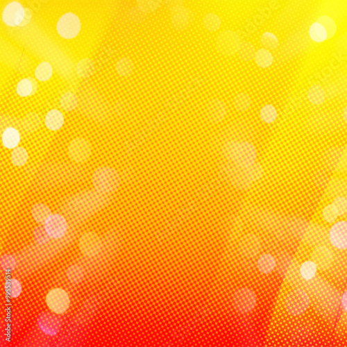 Yellow colored bokeh square background. Gradient, Suitable for Advertisements, Posters, Sale, Banners, Anniversary, Party, Events, Ads and various design works