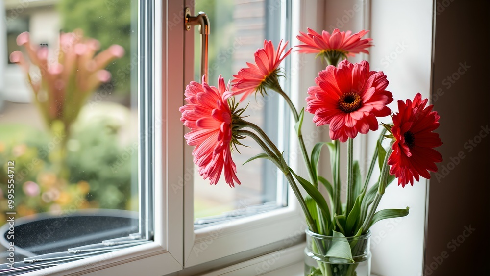 Window and vase Window and vase