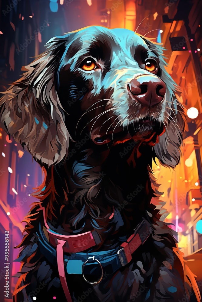 American Water Spaniel dog American Water Spaniel dog