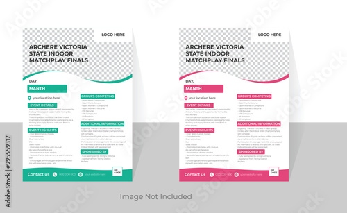 Archery flyer design