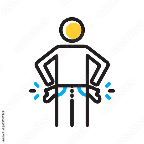 Vector multicolor icon for Nothing
