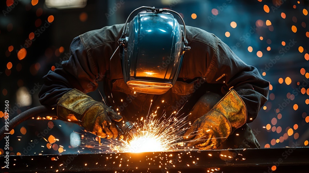 Welder at Work Welder at Work