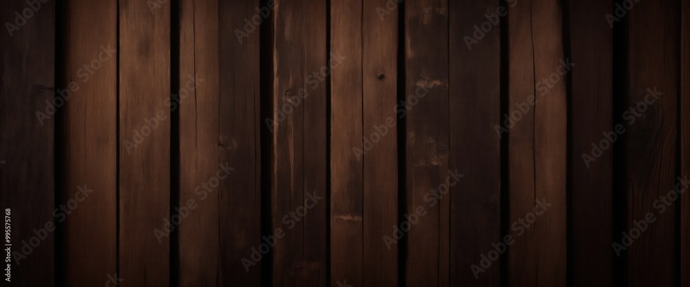 Obraz premium Old Grungy Brown and Dark Brown Rustic Wood Texture Background
