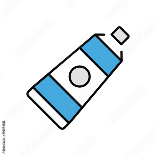 Toothpaste icon vector stock illustration