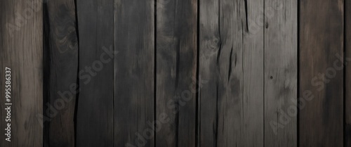 Old Grungy Gray and Dark Brown Rustic Wood Texture Background