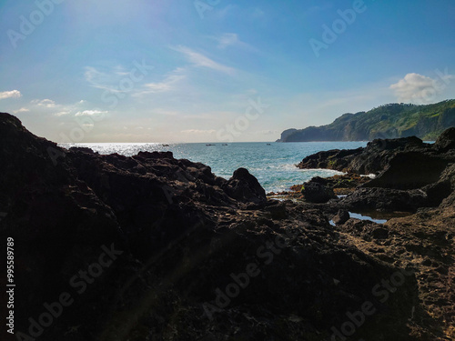 Rocks over the sea