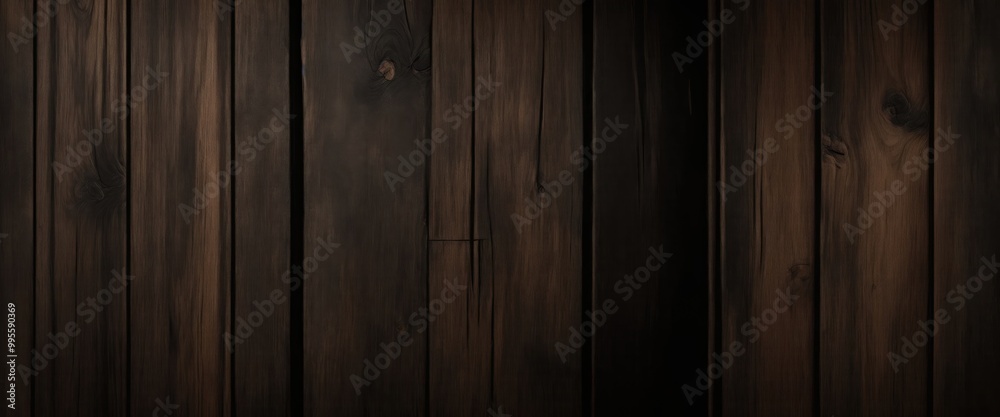 Old grungy Black and dark brown wood background