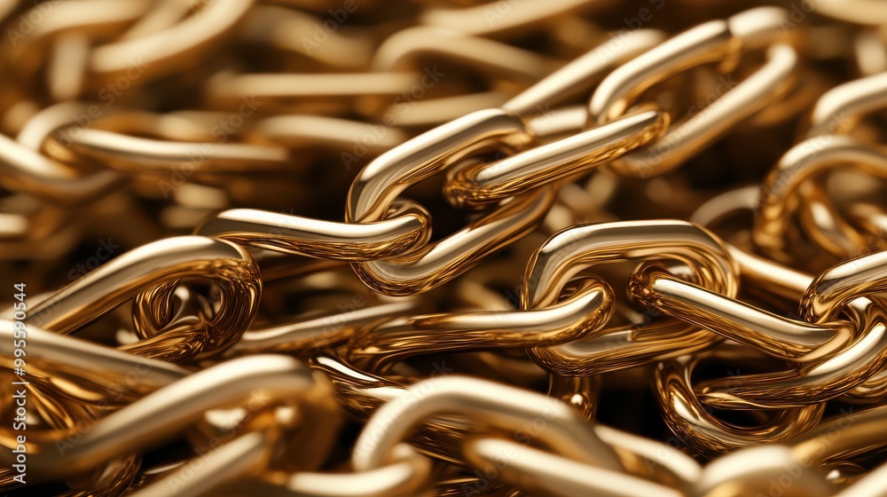 Gold chains intertwined in a heap, representing wealth and fashion, gold chains, luxury accessories Gold chains intertwined in a heap, representing wealth and fashion, gold chains, luxury accessories