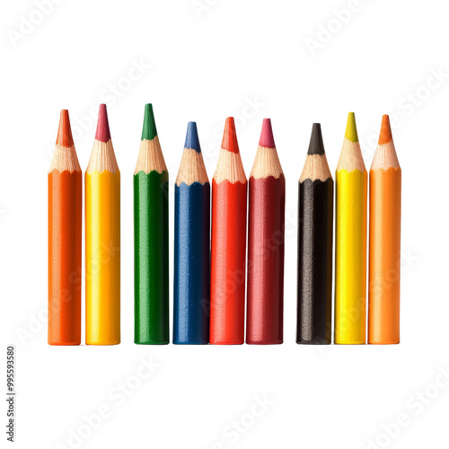 Colorful Pencils Close Up