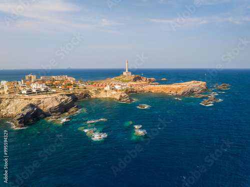 Obraz na plátně Faro del Cabo de Palos en Cartagena Murcia