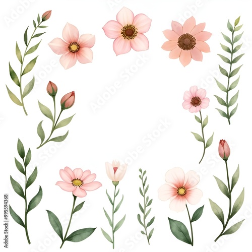 Flower patterns, backgrounds