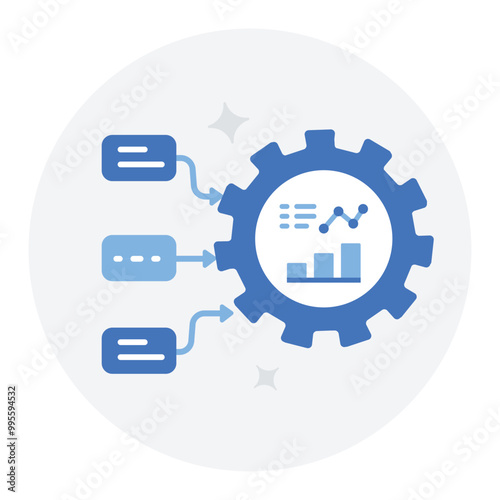 Input Normalization Icon. Representing AI Input Processing. Data Normalization. Input Standardization. System Input Adjustment. Vector Editable icon.