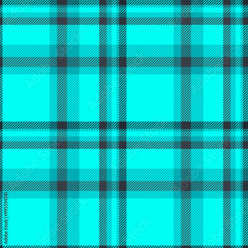 Strip tartan textile pattern, individuality vector seamless background. Bold plaid texture fabric check in bright and dark colors.