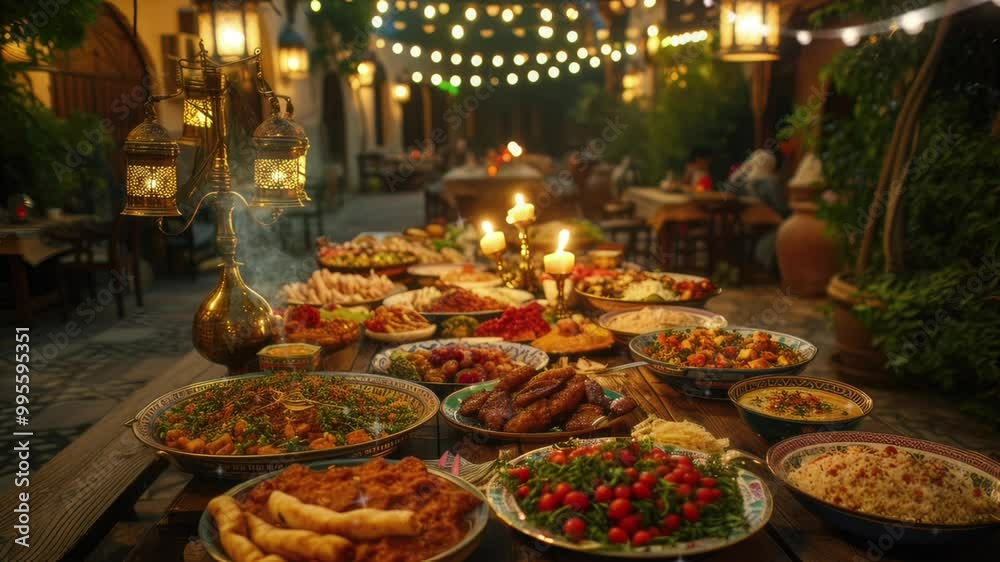 A Mystical Feast Underneath a String of Lanterns A Mystical Feast Underneath a String of Lanterns