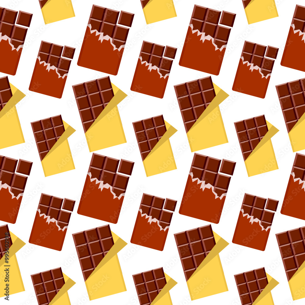 Seamless Chocolate Pattern Seamless Chocolate Pattern
