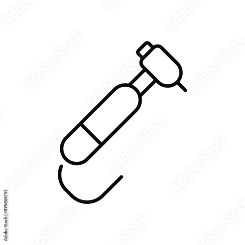 Handpiece icon vector stock illustration