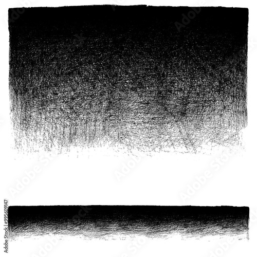 色鉛筆で描いた、濃淡のグラデーション