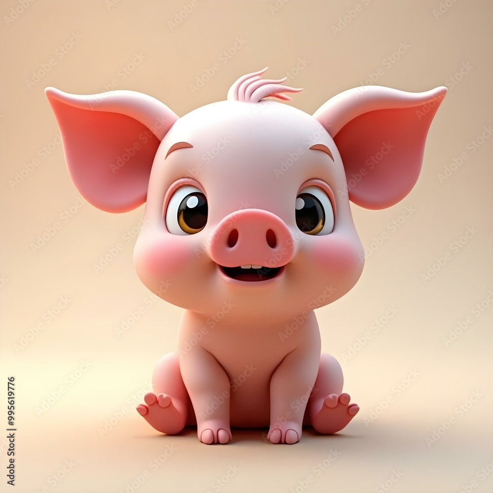 Cute 3D Pig Cute 3D Pig