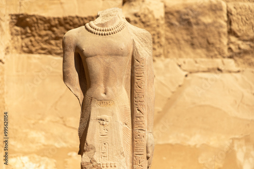 The recently discovered Mystic Enigma statue of Karnak has captivated archaeologists. Found in the sacred courtyard, it offers insights into the religious beliefs and practices of the time. photo