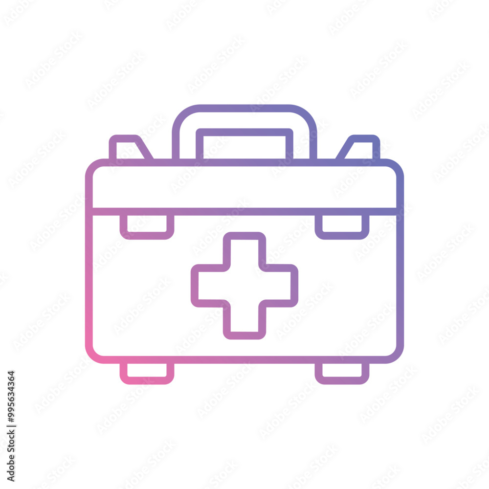 First Aid Kit vector icon stoct illustration First Aid Kit vector icon stoct illustration