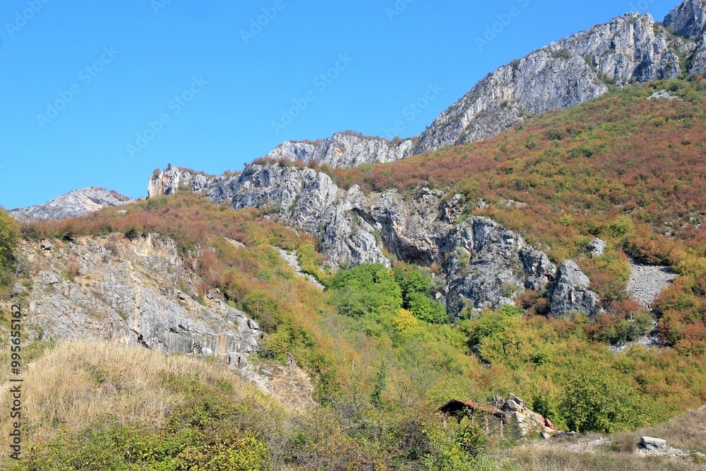 View of the Vrachan Balkans in the vicinity of the city of Vratsa (Bulgaria) View of the Vrachan Balkans in the vicinity of the city of Vratsa (Bulgaria)