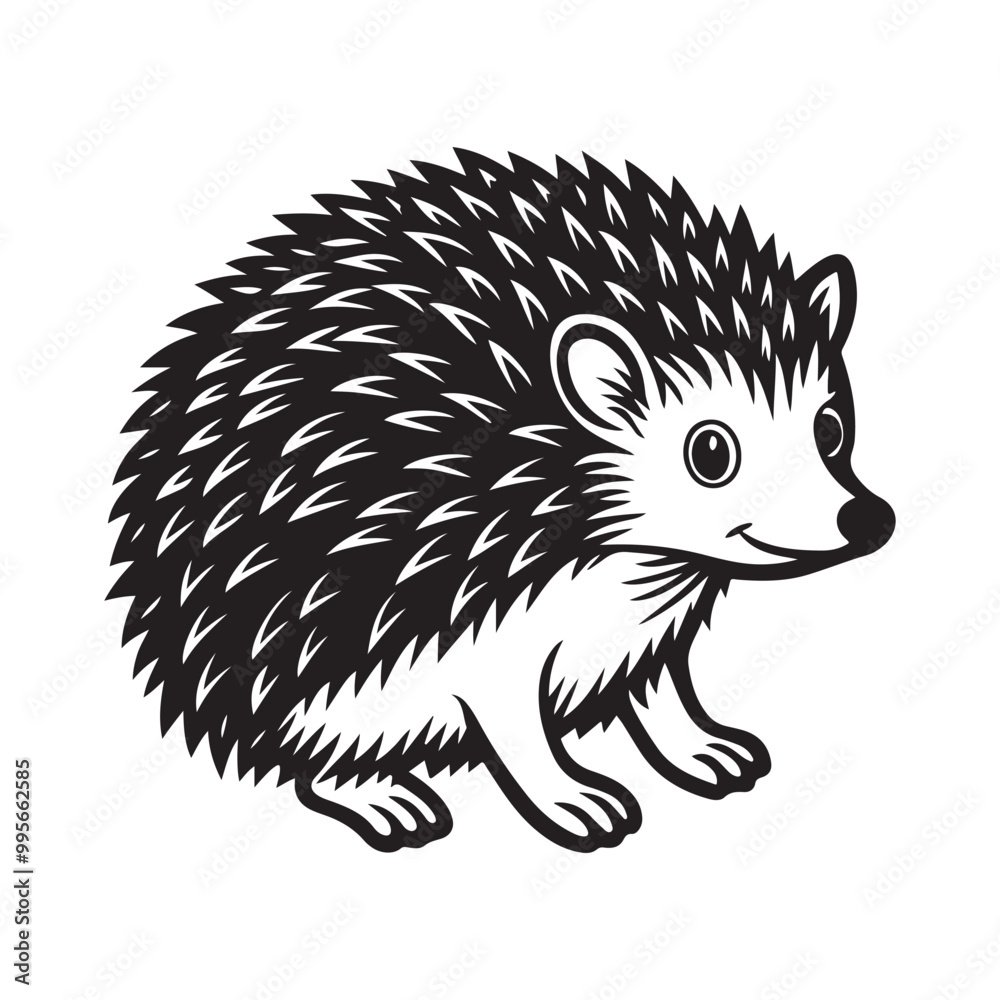 Vector Hedgehog Art for Nature-Themed Projects. Vector Hedgehog Art for Nature-Themed Projects.