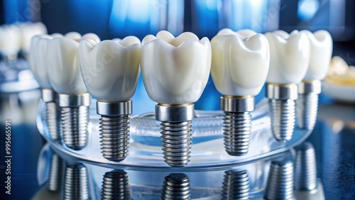 High quality zirconium porcelain dental implants in a dental laboratory , zirconium, porcelain
