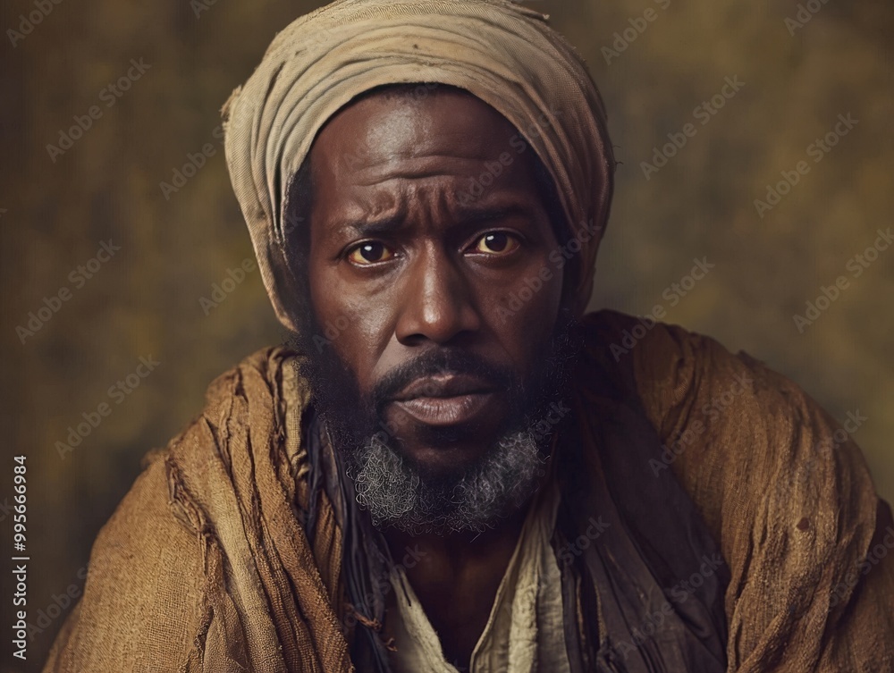 Portrait of an Enslaved Individual from the 19th Century Portrait of an Enslaved Individual from the 19th Century